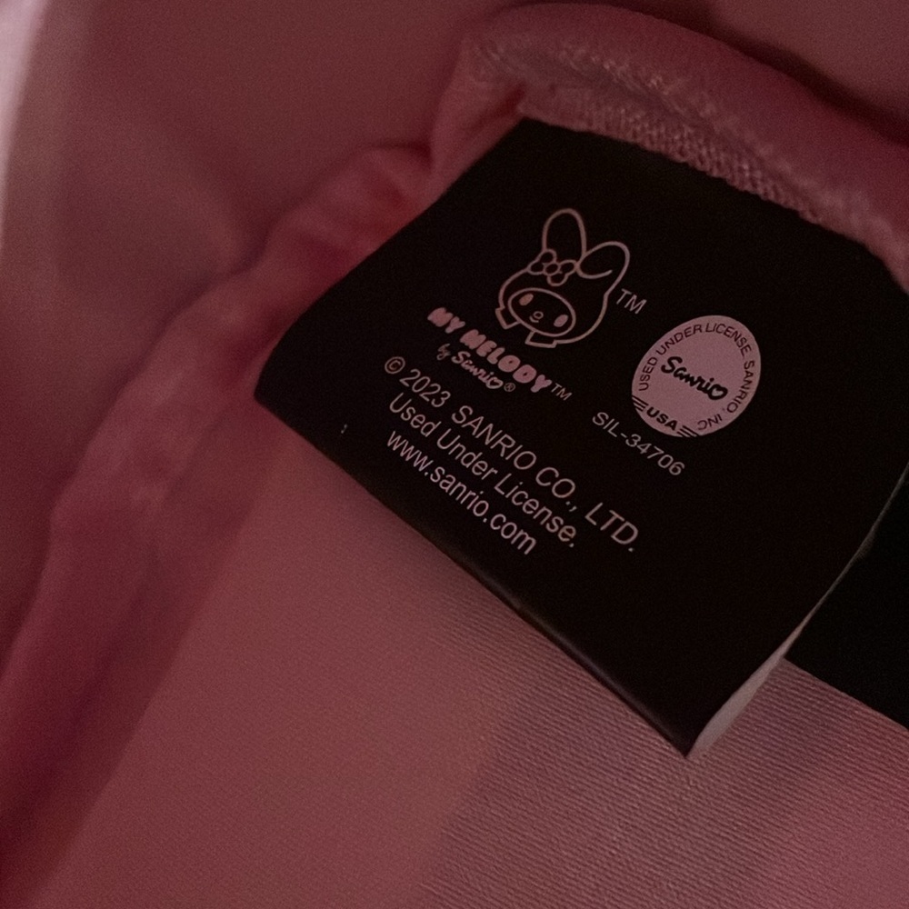 My Melody Bioworld Sanrio Pastel Rose Mini Backpack - Picture 11 of 16